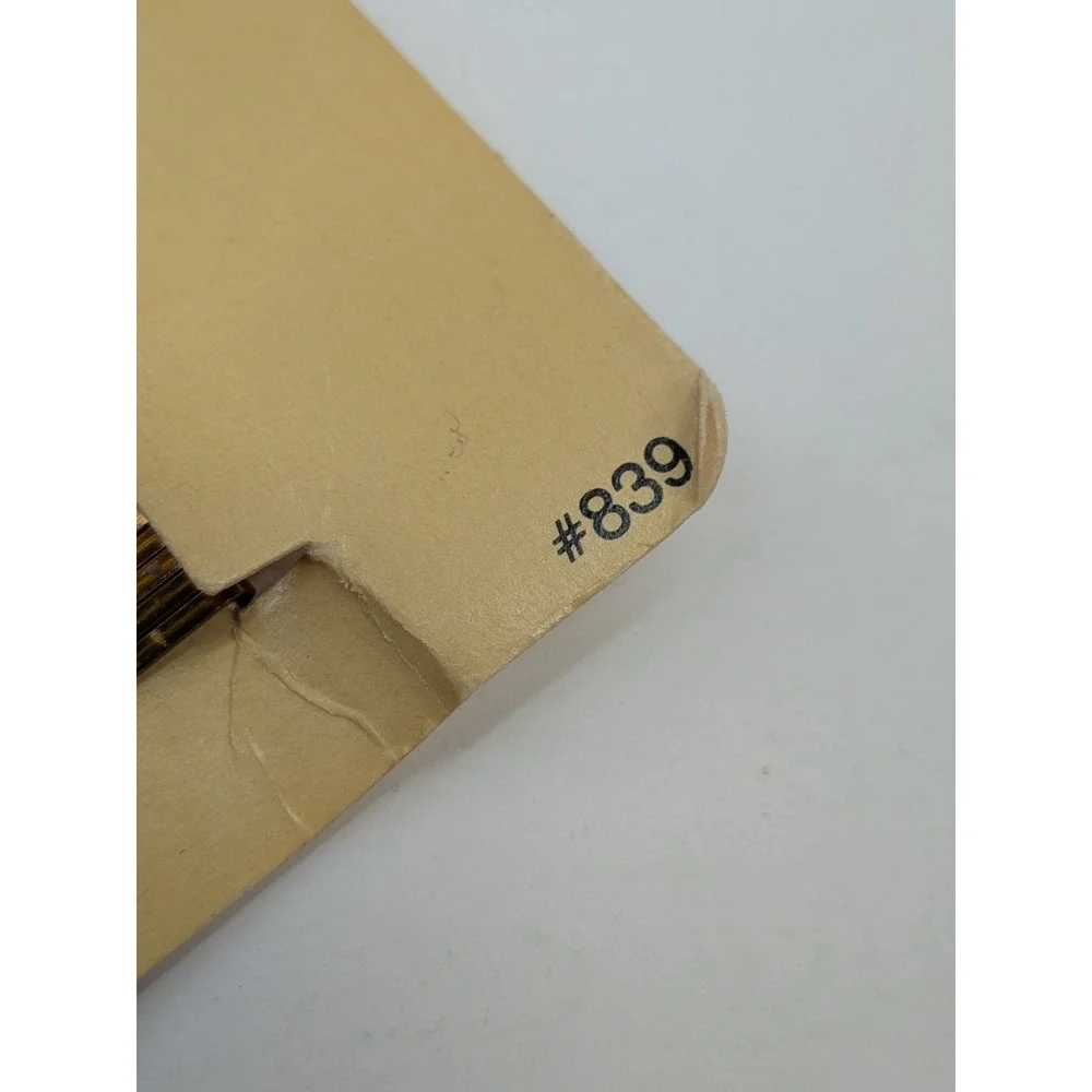 VTG 1982🚨Goody Bobby Pins 120* Rust Resistant Double Coated Gold/Brass #839 USA